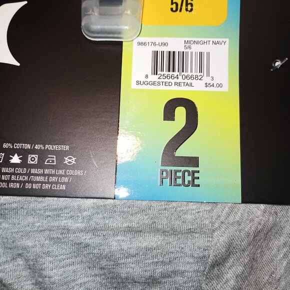 NEW Hurley Boy's 2 Pack Hoodie & Tee Set Navy/Grey Size 5/6 - Picture 6 of 8